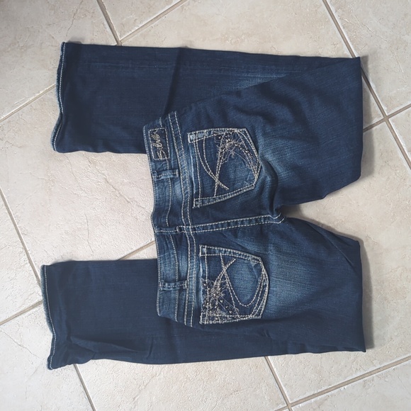 Women size 30 L35 silver jeans Tuesday bootcut jeans - Picture 1 of 8